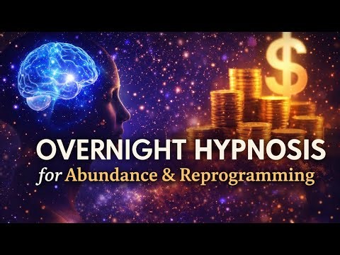 Overnight Hypnosis for Abundance & Reprogramming | Deep Sleep Conditioning While You Rest