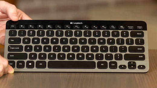 Logitech's backlit, Bluetooth-powered luxury keyboard