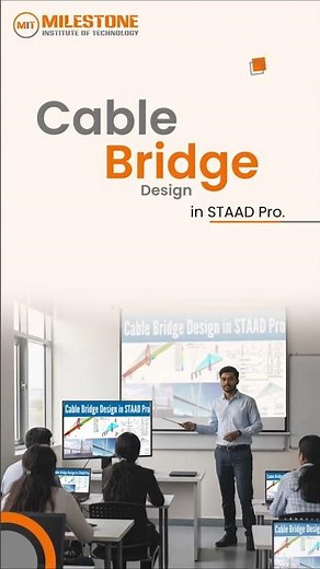 Cable Bridge Design in STAAD.Pro