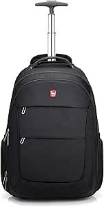 OIWAS Rolling Backpack for Laptop - Backpack with Wheels for Men Women, Travel Wheeled Backpacks, 15.6 inch Laptop Roller Backpacks, Travel Backpack with Wheels
