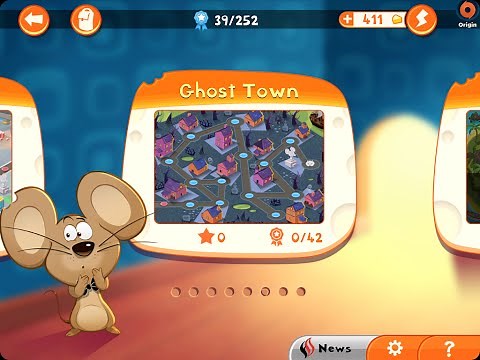 Let's play "Spy Mouse HD" - 6, walkthrough "Ghost Town", longplay.