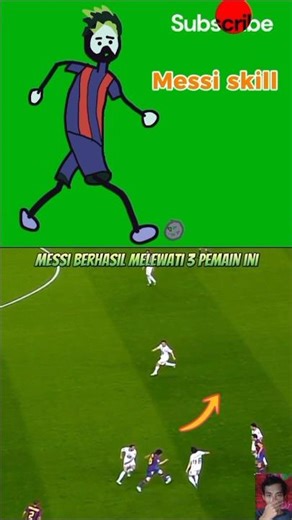 SKIL LIONEL MESSI YANG MENAKJUBKAN #shorts #football