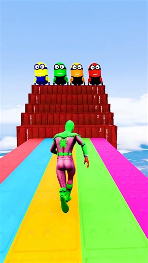 GTA 5 Epic Water Ragdolls | Spider-Man Jumps / Fails ep.17215 #shorts