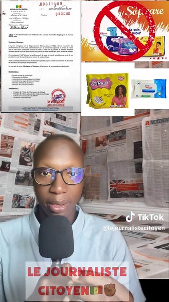 L'Agence sénégalaise de la Réglementation Pharmaceutique (ARP) informe l'ensemble des professionnels de santé et des consommateurs qu'à la suite d'une inspection au niveau de l'usine SOFTCARE sise a Sindia dans la région de Thiès, il a été noté la présence de matières premières périmées dans le circuit de fabrication de ces produits de santé destinés aux bébés, enfants et femmes. Par conséquent, l'ARP informe les professionnels de santé et toute la population du retrait de ces produits de santé 