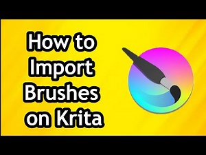 How to Import Brushes on Krita