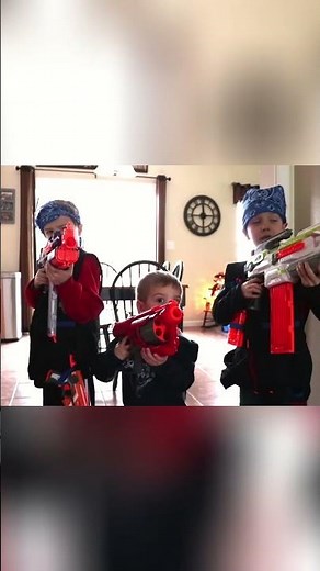 2016 Epic Toy Gun Battle: Kids vs. Adults Outdoor Showdown! #shorts