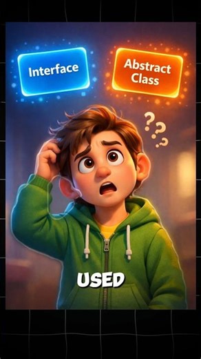 Interface vs Abstract Class #java #programming #shorts