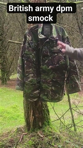 British army smock: Essential bushcraft gear.