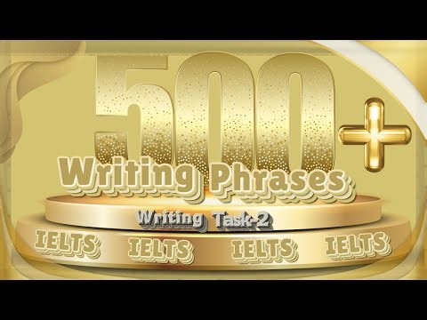500+ Common Phrases For IELTS Academic Writing Task 2 | Phrases For IELTS Writing #ielts
