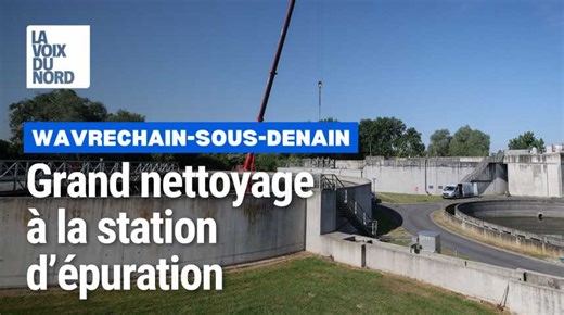 Wavrechain-sous-Denain : grand nettoyage à la station d'épuration