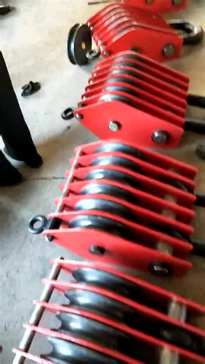 Heavy Duty Double Sheave Snatch Lifting Pulley Block With Hook