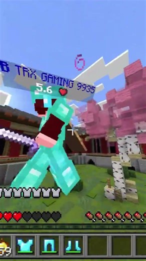 Minecraft bedrock PvP 1v2 arena #minecraft #pvp