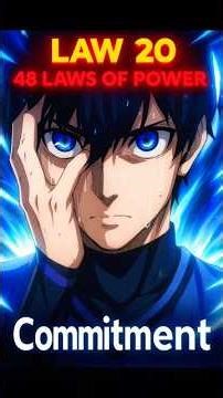 Rule no 20 of the 48 lows of power #motivation #48lawsofpower #shorts