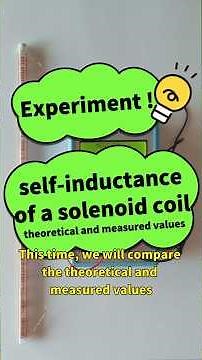 【Physics Experiment】Self inductance of a solenoid coil (theoretical and measured values)