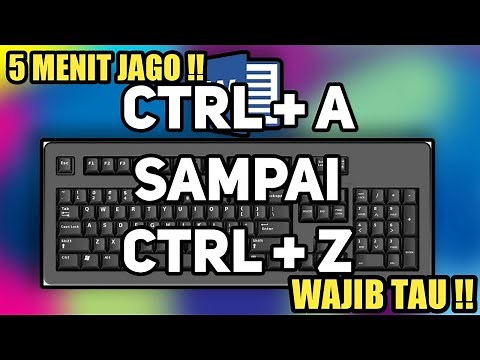 CTRL + A TO Z COMBINATION KEYBOARD KEYBOARD FUNCTIONS