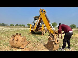 Kirlosker JCB 3DX Backhoe Owner and Operator Small Bucket to Big Bucket Change