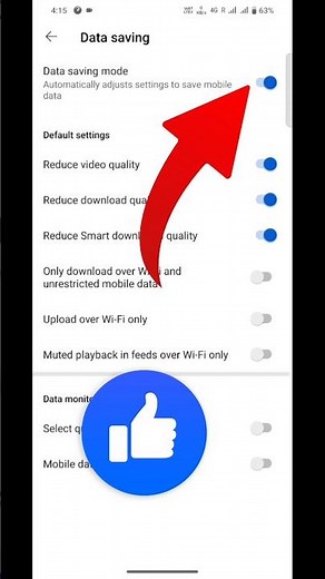 Youtube data saver settings 2025 | how to save data on youtube #shorts