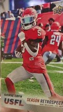 KAVONTAE TURPIN 2023 USFL FOOTBALL CARD 🏈💪💯 SICK,,,,
