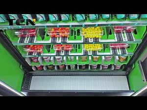 TCN Healthy Fresh Fruit Salad Vending Machine with Elevator System