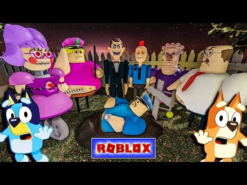 BARRY IS DEAD!?? | Bluey Plays #roblox #obby
