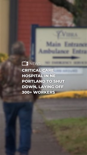 A critical care hospital in northeast Portland will close down early next year, cutting hundreds of health care positions. Find the full story on the FOX 12 app. | FOX 12 Oregon