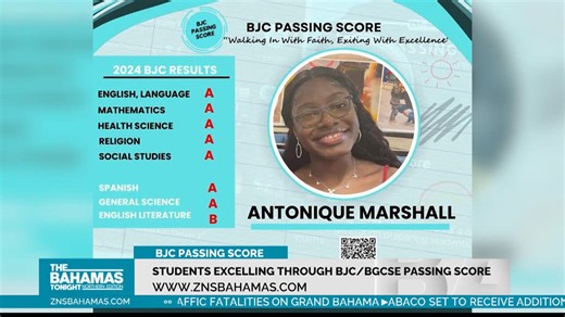 Well BJC/BGCSE Passing Score is continuing their mission in helping young people throughout the family islands make the grade during the national examinations. With an over 90 percent success rate the non-profit organization that's registered with the Ministry of Youth, Sports and Culture recently helped another crop of students pass with flying colors. Founder and Advisor Jaden Newbold says though the platform is strictly digital, the students show impeccable work ethic throughout the sessions.