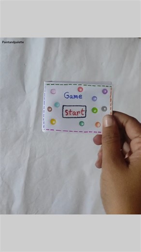 Easy Paper Game Idea | Paper Craft Game | DIY Game Idea