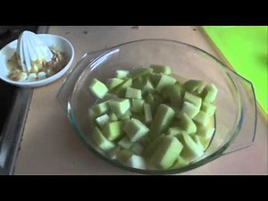 How to Cook a Choko / Chayote with Lemon Juice so it Tastes Like Cooked Apples