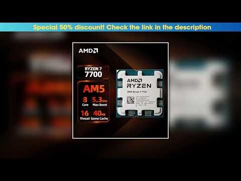 Best AMD Ryzen 7 7700 CPU R7 7700 5.3GHz 8-Core 16-Thread 40MB Game Cache Socket AM5 Desktop Proces