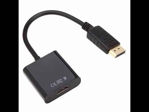 CABLE DISPLAY PORT A HDMI-INSTALAR Y CONFIGURAR