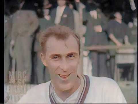 COLORIZED Bill Tilden vs Bill Johnston 1925 U.S. National Championships Final