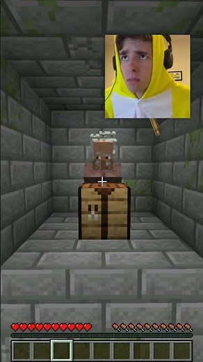 Minecraft: What is that villager doing? 😳 #Shorts