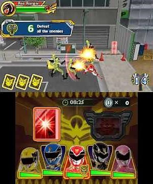 Saban's Power Rangers Megaforce Gameplay (Nintendo 3DS)