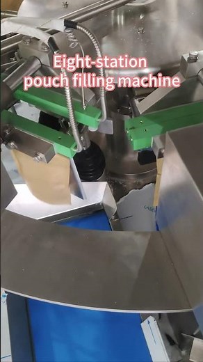 Eight Station Pouch Filling Machine | Automatic Premade Pouch Packaging Solution