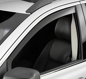 WeatherTech Side Window Rain Guards with Dark Tinting - Front - 2 Piece WeatherTech Rain Guards WT80