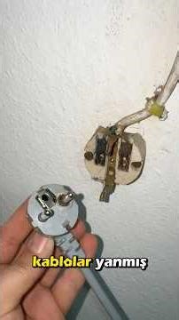 ￼￼ Pirizde yanmış fiş de yanmış peki çözümü ne mi ￼