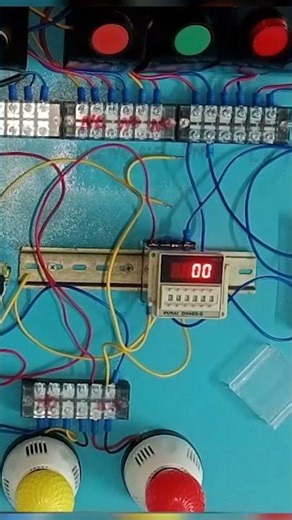 Experiment of On/Off delay timer. #youtubeshorts #electrical #technology #tech