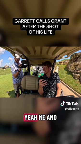 Garrett Calls Grant After Incredible Golf Shot