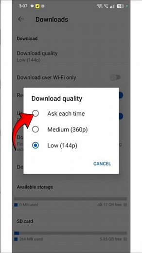 Youtube video download quality setting | Youtube par video quality setting kaise kare #shorts #tech