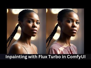 FLUX.1-Turbo-Alpha Inpainting of Image with ComfyUI Easily