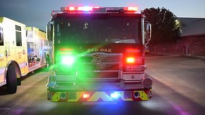 8.6K views · 217 reactions | What do you think of this lighting package? LED warning and scene lights throughout. Red LED backlit handrails. Red LED strip lights in compartments. Whether it's lighting up a scene or clearing an intersection, Red Oak's new Pierce Enforcer pumper has it handled. Pierce Mfg Red Oak Firefighters Assoc | Siddons-Martin Emergency Group | Facebook