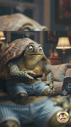 Inside the Turtle Shell: Netflix & Chill Mode Activated 🐢📺