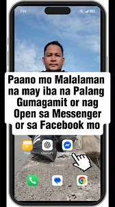 477K views · 2.5K reactions | I-check ninyo baka may gumagamit na sa Messenger or sa Facebook mo at alam niya lahat ang mga conversation mo sa iyong messenger #LogOut #tipsandtricks #tutorial #tips | Alvin Durilag | Facebook