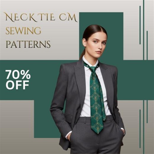 Neck Tie Sewing Pattern PDF | Classic Men’s Tie | Digital Download | A4 & US Letter | Step-by-step Instructions - Etsy