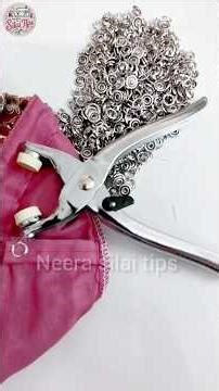Amazing tool to attach press button plier | press button machine.#sewing #diytutorial #shorts