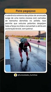 A aderência extrema nas pistas de arrancada #curiosidades