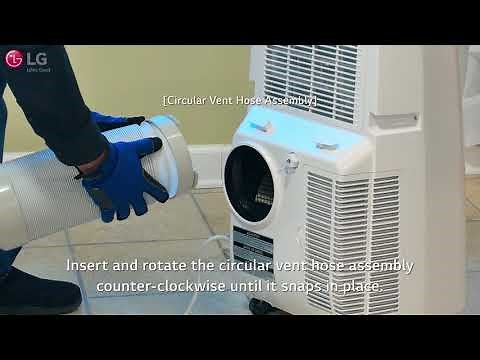 [LG Portable ACs] LP0817WSR Installation