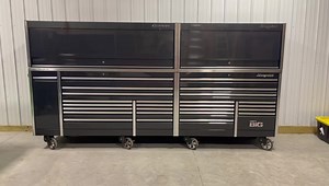 3.8K views · 41 reactions | Finally got around to getting a video of this monster! It’s a Snap On KETN series Mr Big, with power drawer in Gun Metal Metallic. Box also includes power stainless steel tops and two full hutches! Box is in amazing condition as I hope video shows. Priced at $18,000 and available now. Delivery may be available on this box, contact us for details. Call or text us anytime at 302 423 8529 with any questions. | 1st State Tools | Facebook