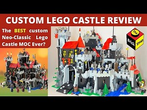 Is this the BEST Custom Neo-Classic LEGO Castle MOC Ever? Review: Black Knights Stronghold!