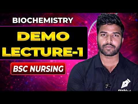Biochemistry || Bsc Nursing semester 2 || Biochemistry for nursing || Examark